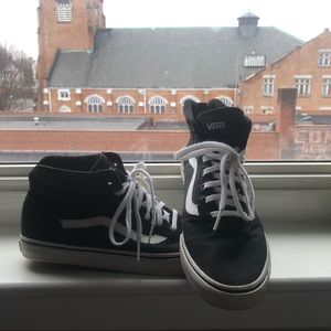 Black high top vans